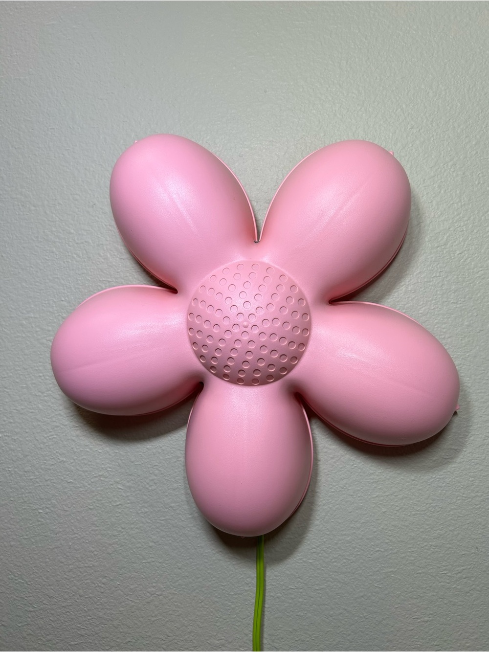 Vintage IKEA Smila Blomma Pink Green Five Petals Wall Lamp Girls Room / Nursery - Picture 4 of 10